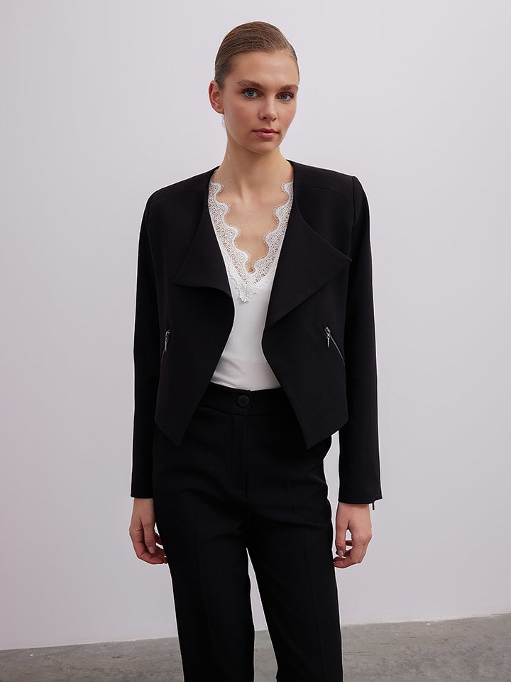 BGN Kurtka przejściowa w kolorze czarnym rozmiar: 36