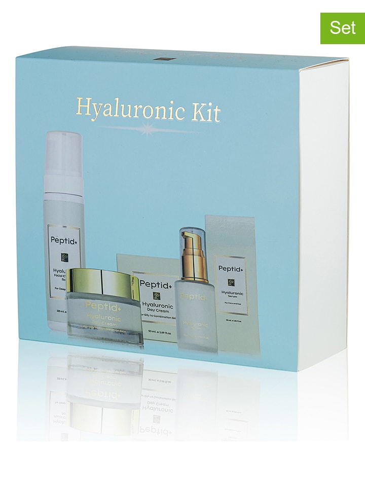 Peptid+ 3-częściowy zestaw "Hyaluronic" do pielęgnacji twarzy rozmiar: onesize