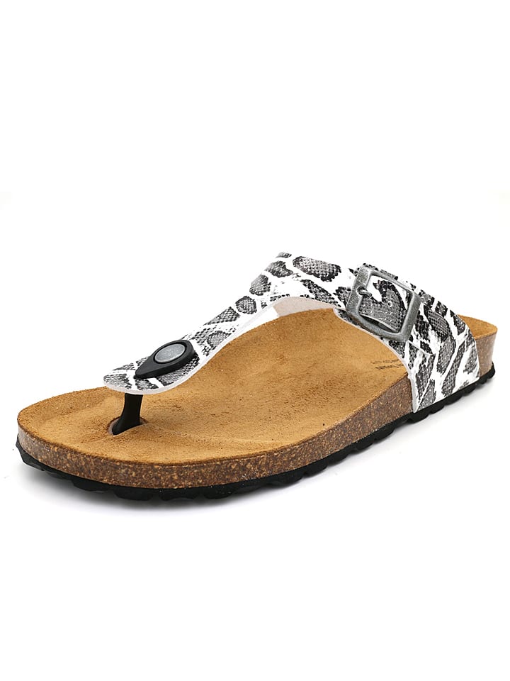 billowy Japonki w kolorze biało-czarnym rozmiar: 37