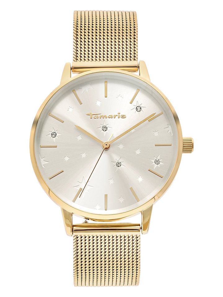 Tamaris Zegarek kwarcowy w kolorze złoto-białym rozmiar: onesize
