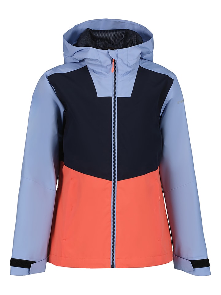 Icepeak Kurtka funkcyjna "Lowden" w kolorze błękitno-granatowo-pomarańczowym rozmiar: 128