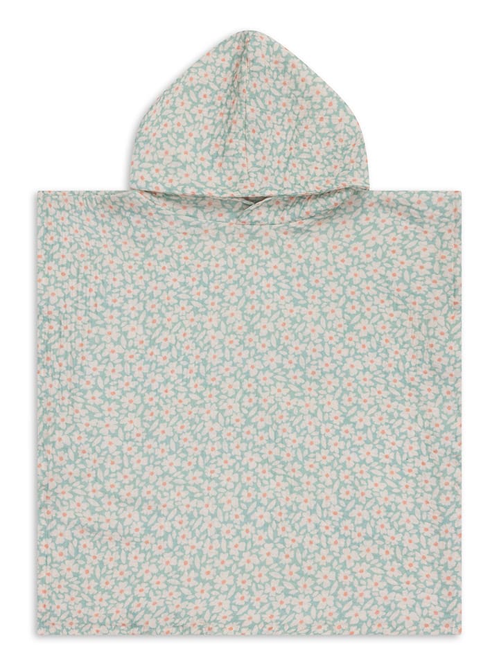 Swim Essentials Ponczo "Florish" w kolorze biało-błękitnym - 55 x 50 cm rozmiar: onesize