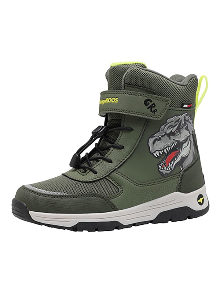 Kangaroos Kozaki zimowe "Edison EV RTX" w kolorze zielonym rozmiar: 30