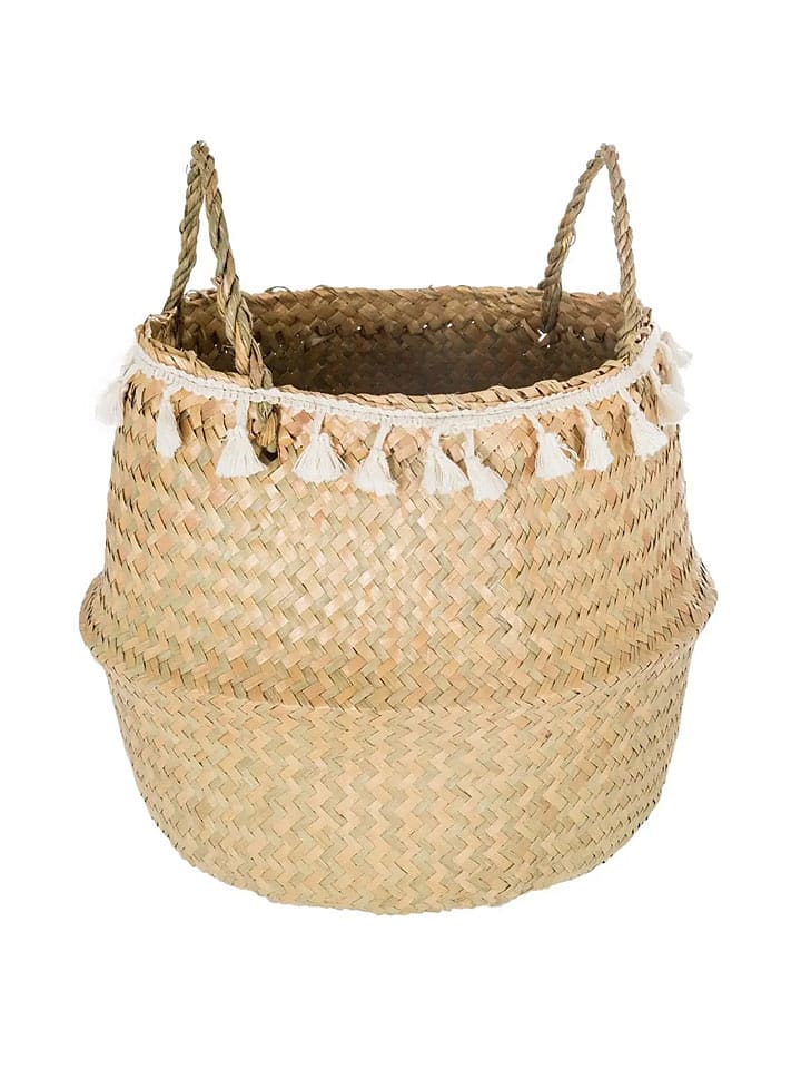 WellHome for Kids Kosz w kolorze beżowym - wys. 28 x Ø 30 cm rozmiar: onesize