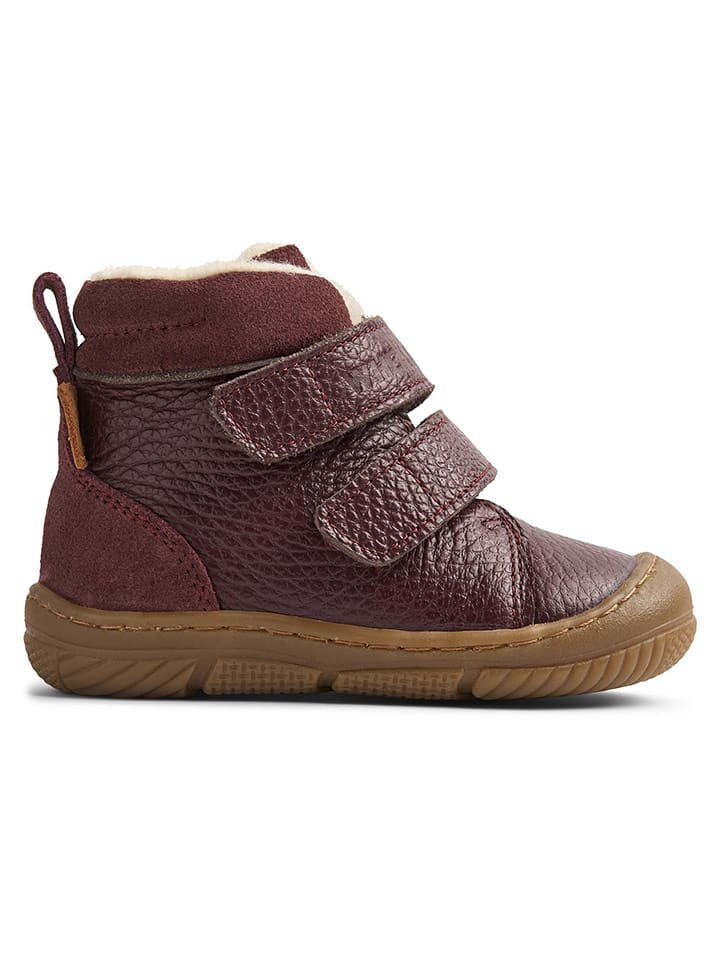 Wheat Skórzane botki zimowe w kolorze brązowym rozmiar: 23
