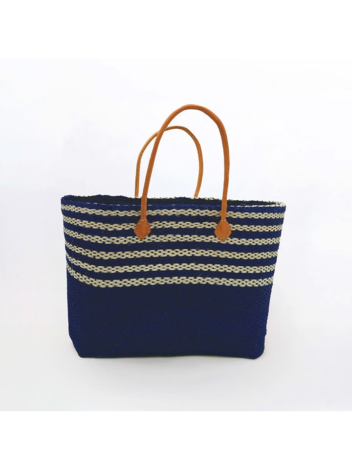 Le Comptoir de la Plage Torba plażowa "Amoroni" w kolorze granatowym - 35 x 35 x 20 cm rozmiar: onesize