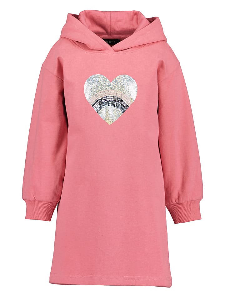 Blue Seven Sukienka dresowa w kolorze jasnoróżowym rozmiar: 92