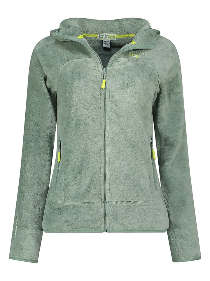 Canadian Peak Kurtka polarowa "Upaloodeak" w kolorze zielonym rozmiar: XL