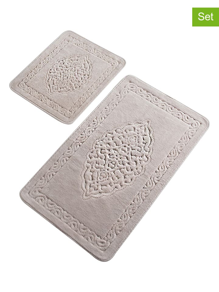 Elizabed Dywaniki łazienkowe (2 szt.) w kolorze beżowym rozmiar: onesize