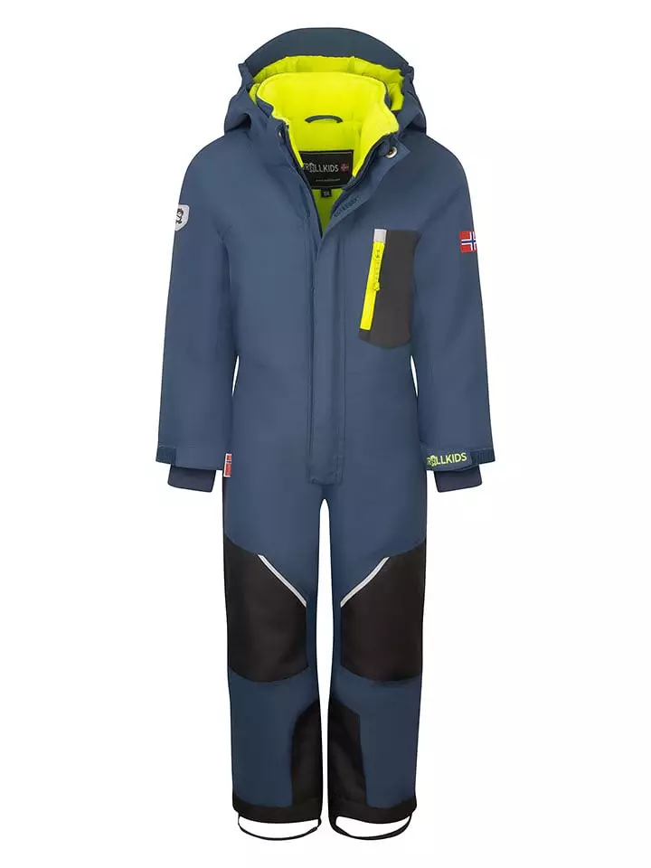 Trollkids Kombinezon zimowy "Isfjord" w kolorze granatowym rozmiar: 128