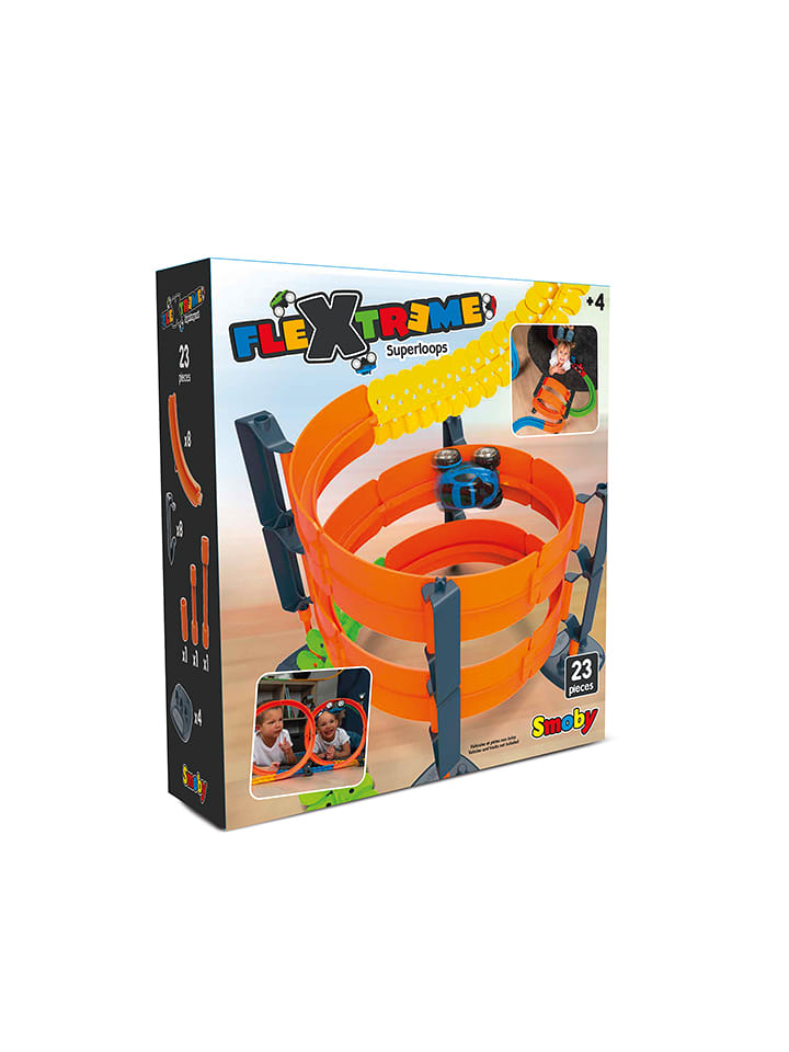 Smoby 23-częściowy tor wyścigowy "FleXtreme Superlooping" - 4+ rozmiar: onesize