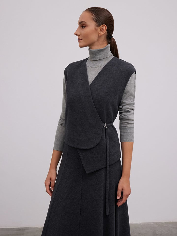 BGN Kamizelka w kolorze antracytowym rozmiar: 34