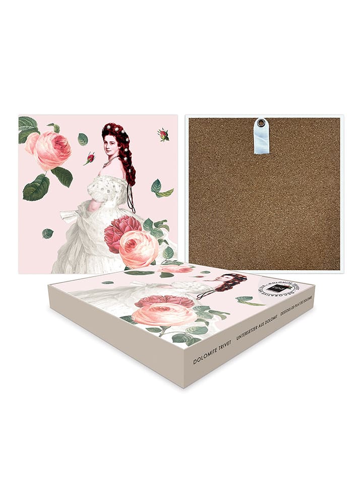 ppd Podkładka "Sisi" w kolorze jasnoróżowym - 20,5 x 20,5 cm rozmiar: onesize