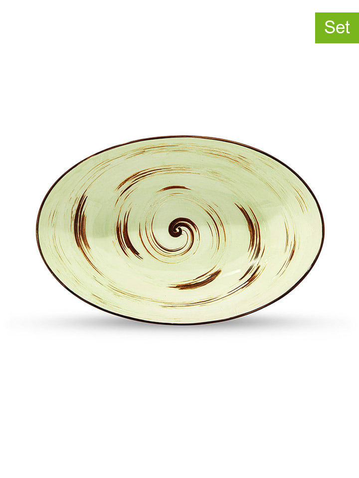 Wilmax Miski (3 szt.) w kolorze zielonym - 25 x 16,5 cm rozmiar: onesize