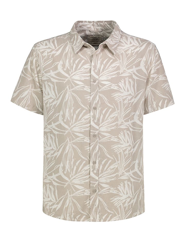 Eight2Nine Koszula w kolorze beżowo-białym rozmiar: XL