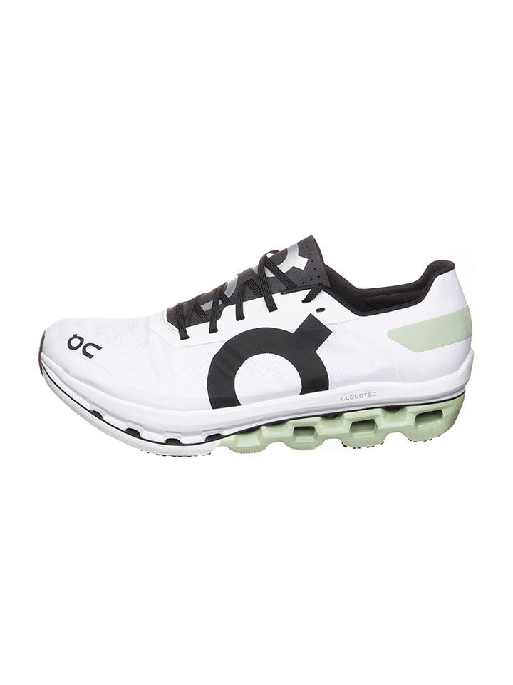 ON RUNNING Buty "Cloudboom Echo" w kolorze biało-zielonym do biegania rozmiar: 36,5