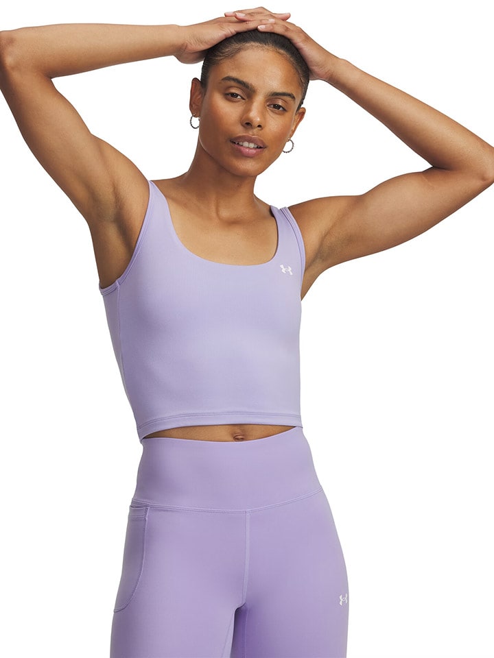 Under Armour Top funkcyjny w kolorze fioletowym rozmiar: XS