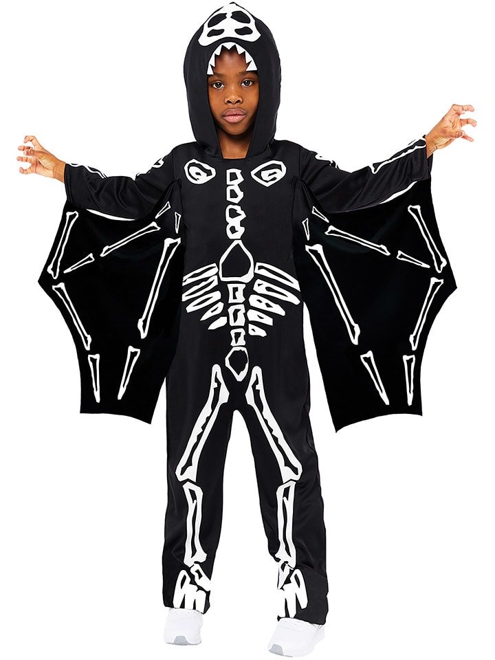 amscan Kostium "Skeleton Pterodactyl" w kolorze czarnym rozmiar: 98/104