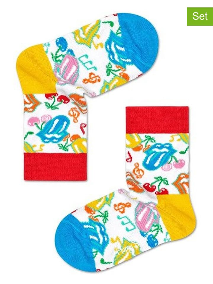 Happy Socks Skarpety (2 pary) ze wzorem rozmiar: 13-21