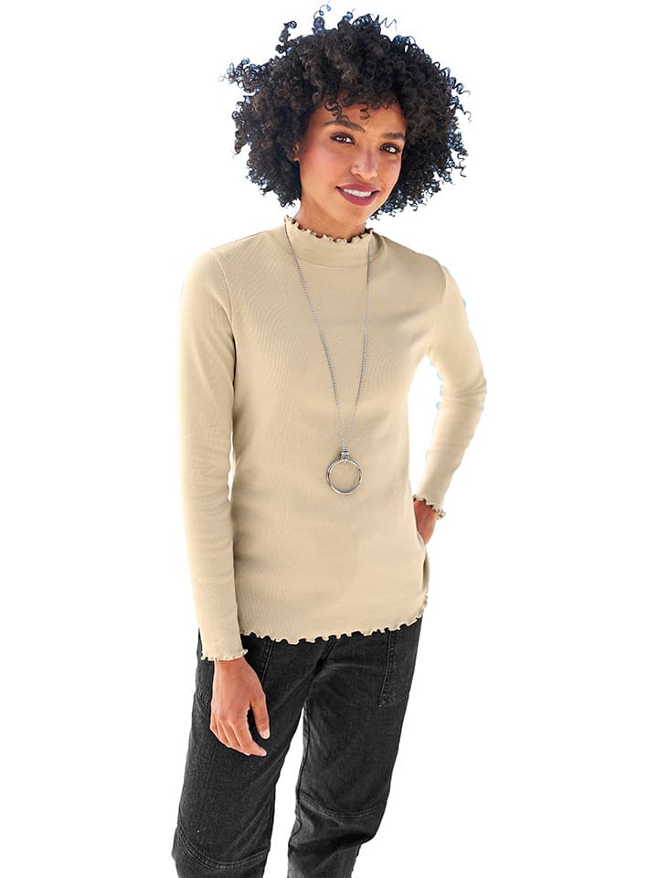 Heine Koszulka w kolorze beżowym rozmiar: 44