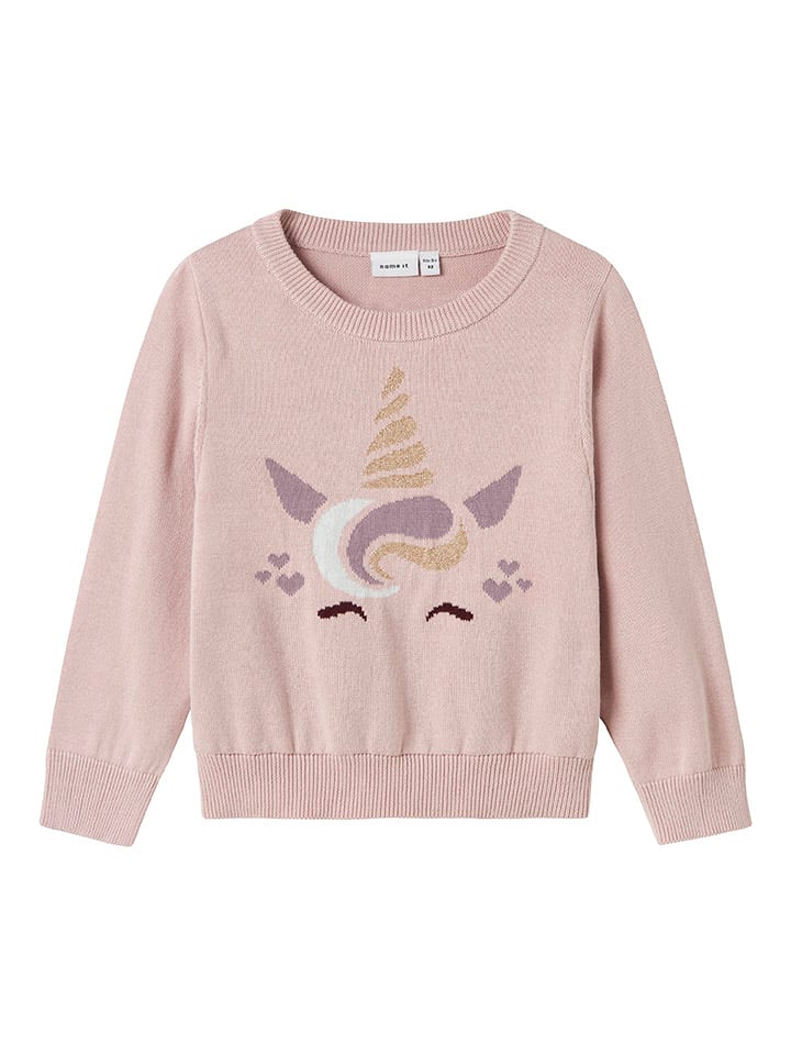 name it Sweter w kolorze jasnoróżowym rozmiar: 92
