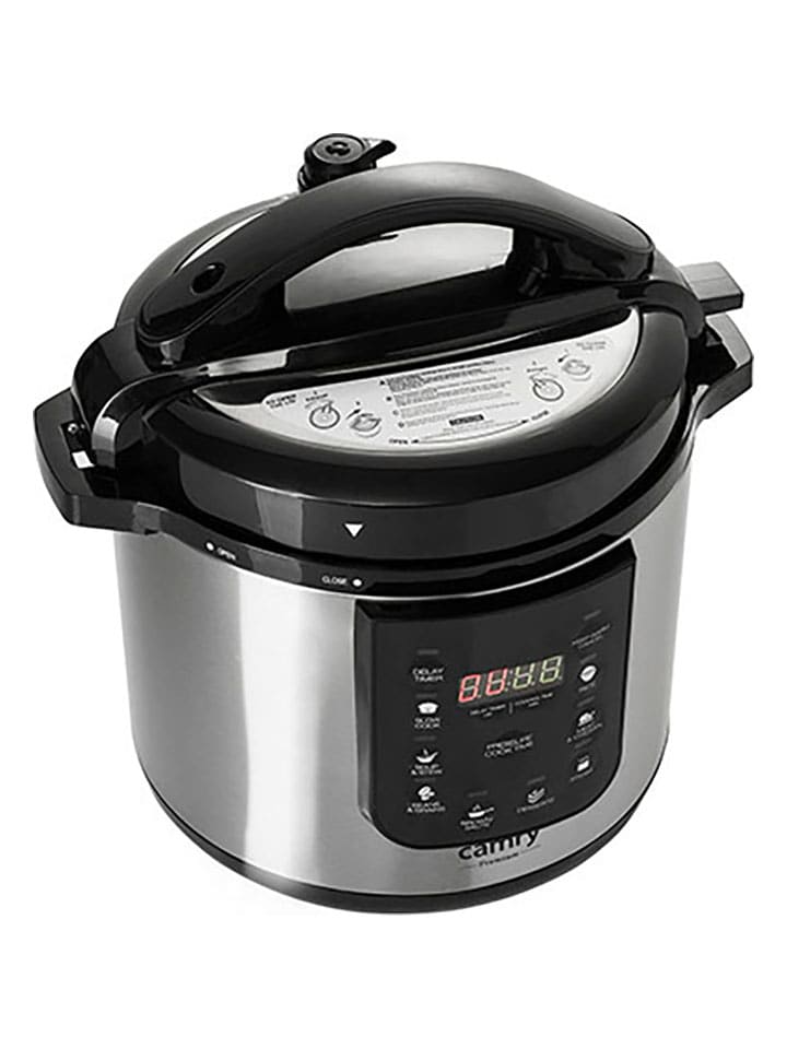 Adler Szybkowar "CR 6409” w kolorze srebrno-czarnym - 6 l rozmiar: onesize