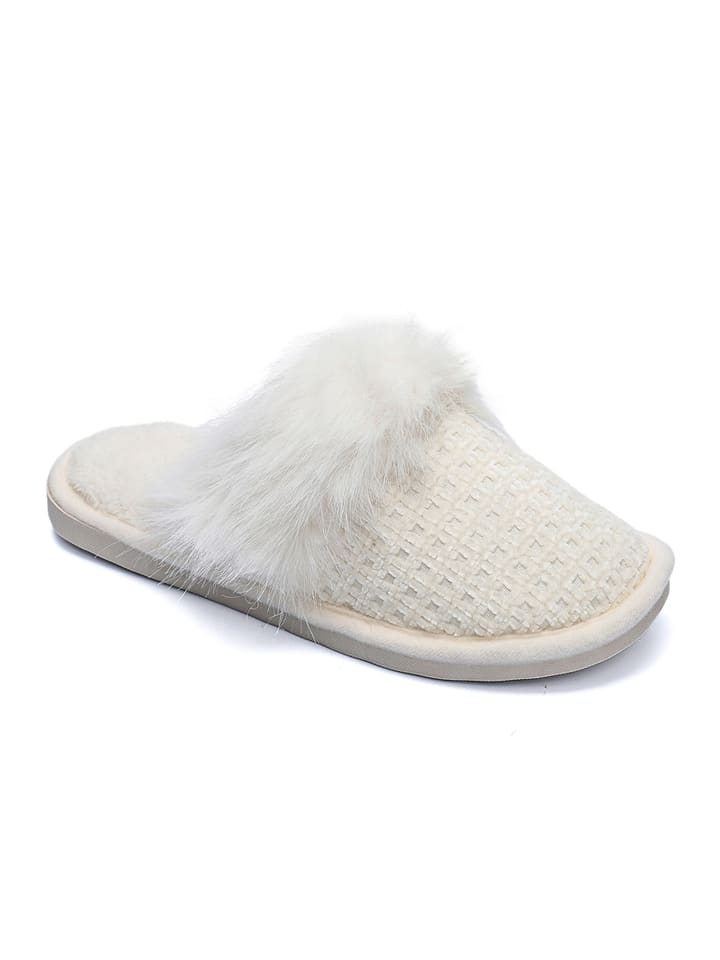 Confly Kapcie w kolorze białym rozmiar: 37