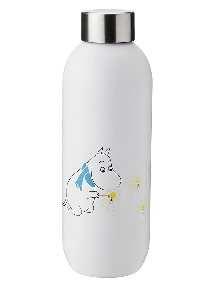 Stelton Butelka termiczna "Keep Cool" w kolorze białym - 750 ml rozmiar: onesize