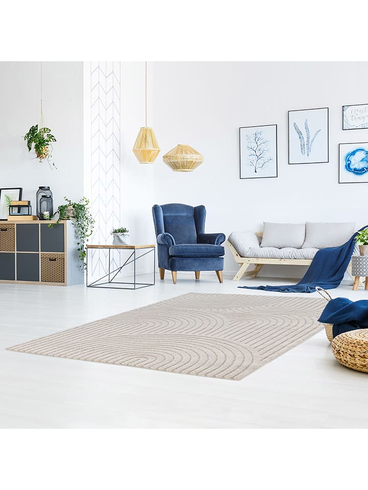 bobochic Dywan "Herve" w kolorze beżowym rozmiar: 160x230 cm