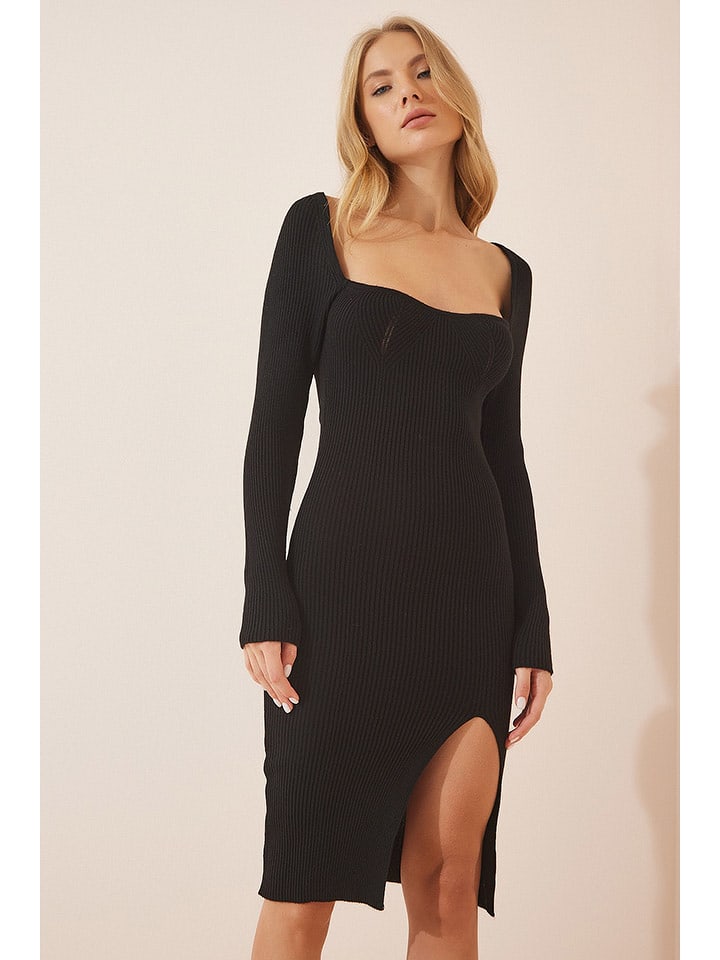 Happiness Istanbul Sukienka w kolorze czarnym rozmiar: S/M