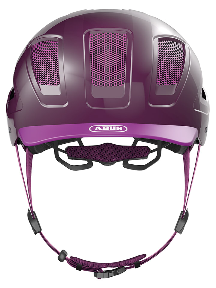 ABUS Kask rowerowy "Hyban 2.0" w kolorze fioletowym rozmiar: 52-58 cm