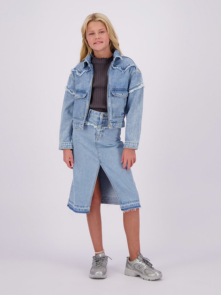 Vingino Kurtka dżinsowa w kolorze błękitnym rozmiar: 152