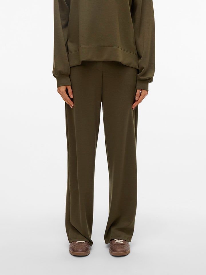 Vero Moda Spodnie w kolorze khaki rozmiar: M