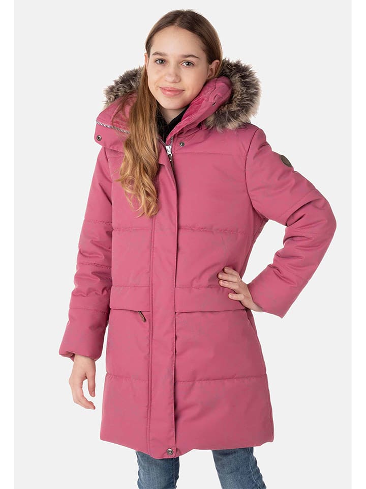 LENNE Płaszcz zimowy "Dora" w kolorze różowym rozmiar: 128