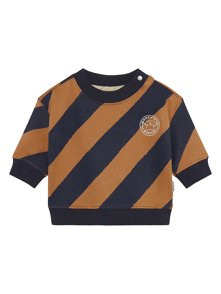 Noppies Bluza w kolorze granatowo-jasnobrązowym rozmiar: 80