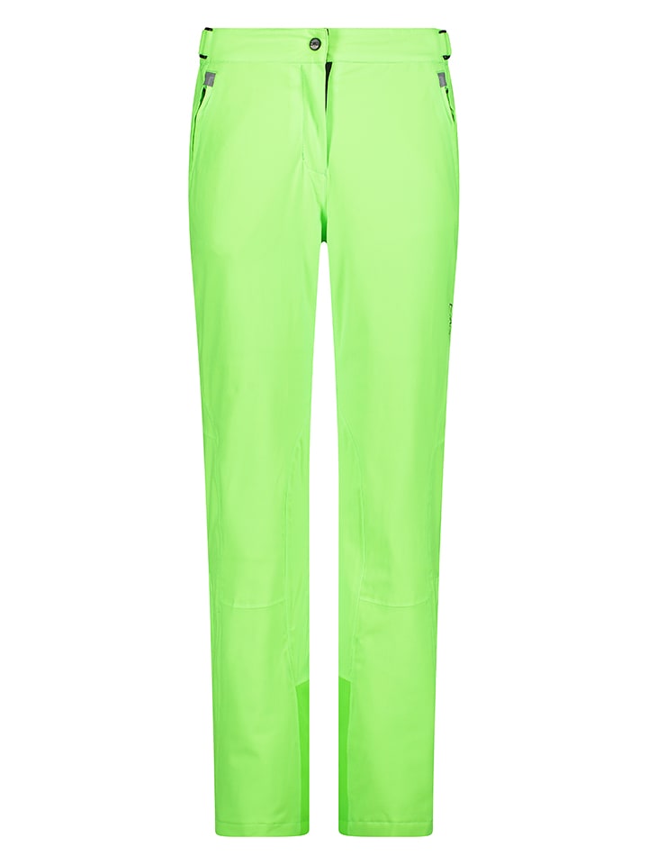 CMP Spodnie narciarskie w kolorze jaskrawozielonym rozmiar: 34