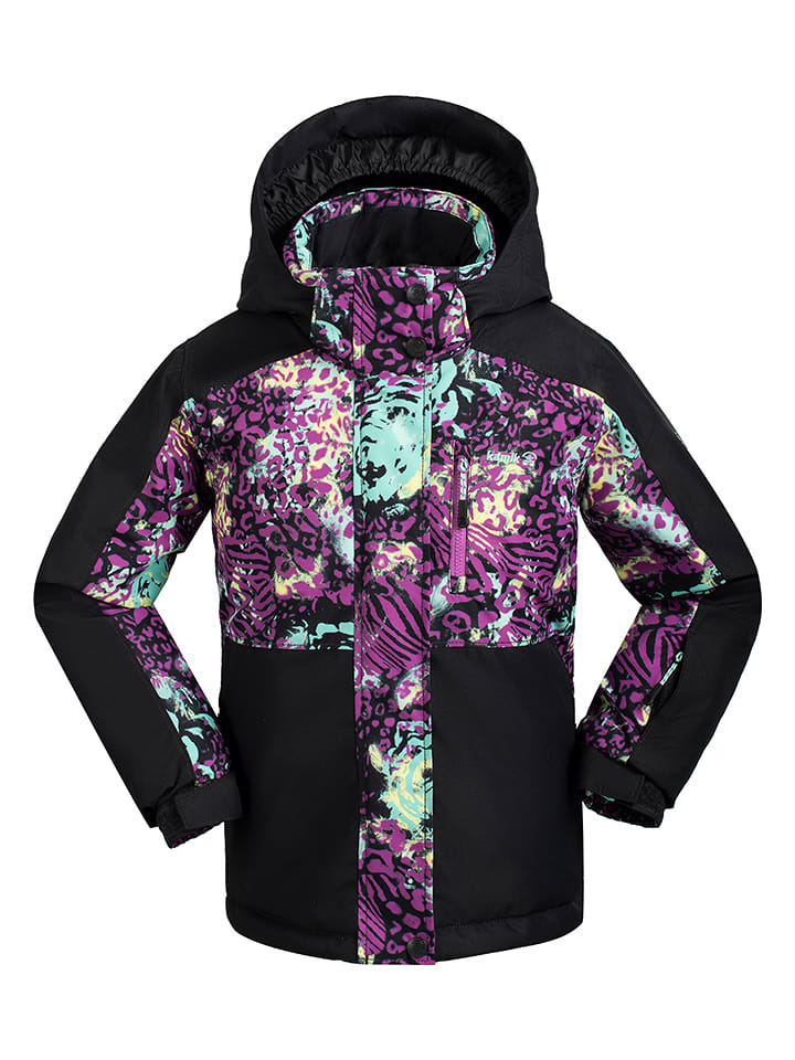Kamik Kurtka narciarska "Koko" w kolorze czarno-fioletowym rozmiar: 98