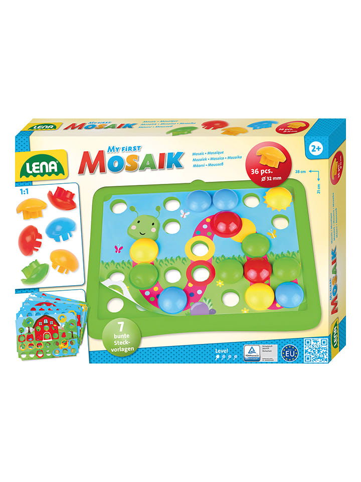 LENA Zestaw do mozaik "My First Mosaik - Natur" - 2+ rozmiar: onesize