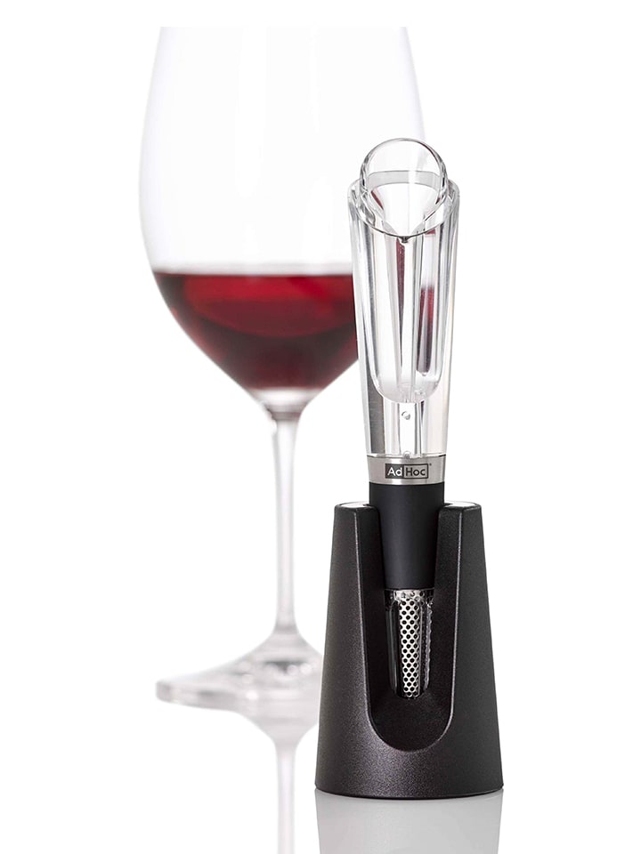 AdHoc Nalewak "Airovin" w kolorze czarnym do wina - wys. 16 x Ø 3 cm rozmiar: onesize