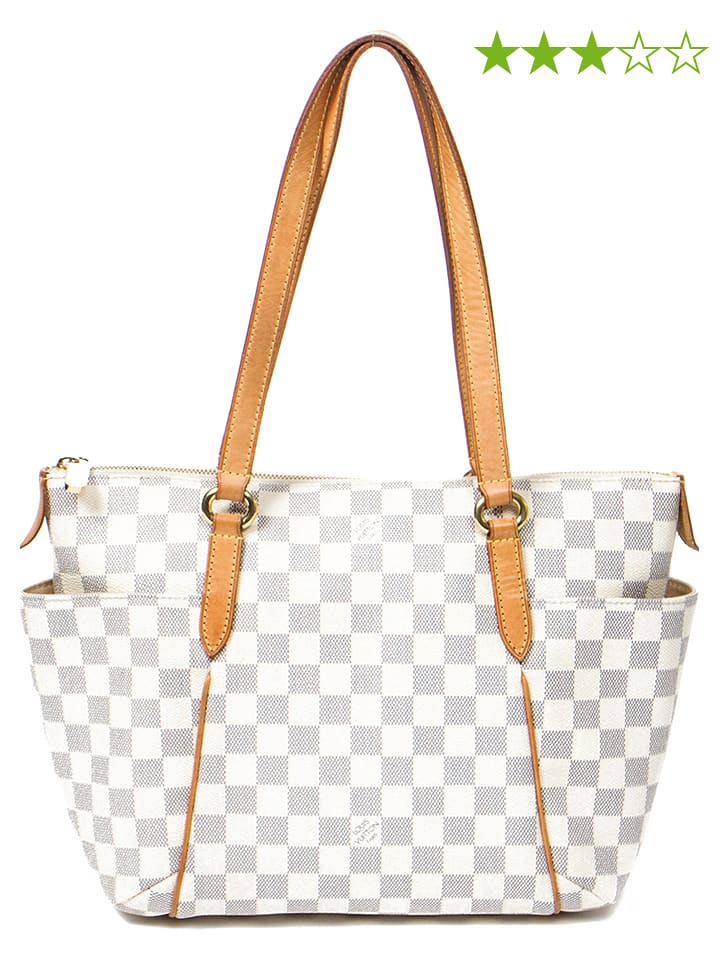 Louis Vuitton Torebka w kolorze szaro-kremowym - 36 x 24 x 11 cm rozmiar: onesize