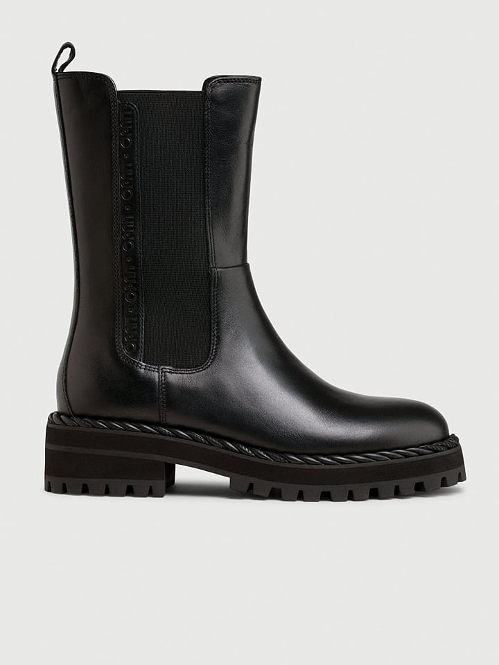 Liu Jo Skórzane sztyblety w kolorze czarnym rozmiar: 41