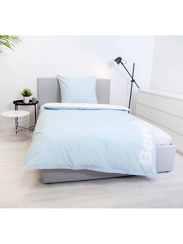 Bench Komplet pościeli w kolorze błękitno-białym rozmiar: 135x200 cm