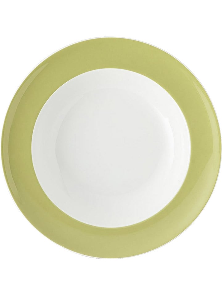 Thomas Talerz głęboki w kolorze zielono-białym - Ø 23 cm rozmiar: onesize