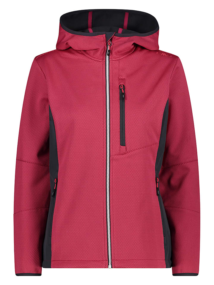 CMP Kurtka softshellowa w kolorze czerwonym rozmiar: 40