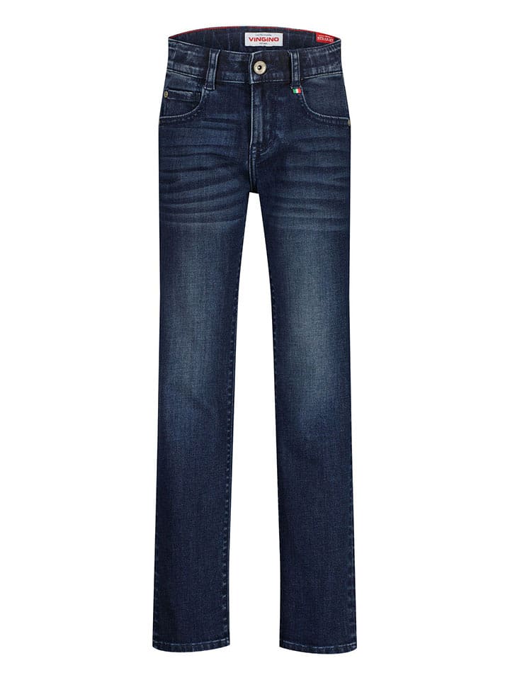 Vingino Dżinsy "Paolo" - Regular fit - w kolorze granatowym rozmiar: 164