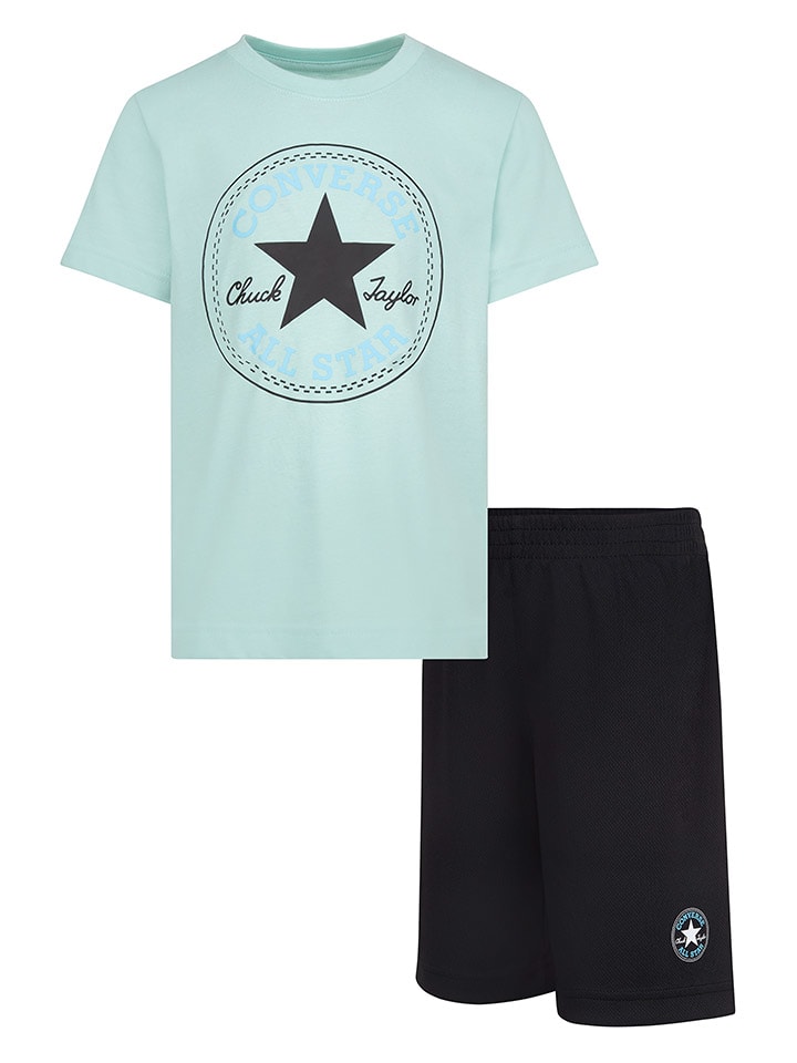 Converse 2-częściowy zestaw w kolorze granatowo-turkusowym rozmiar: 110/116