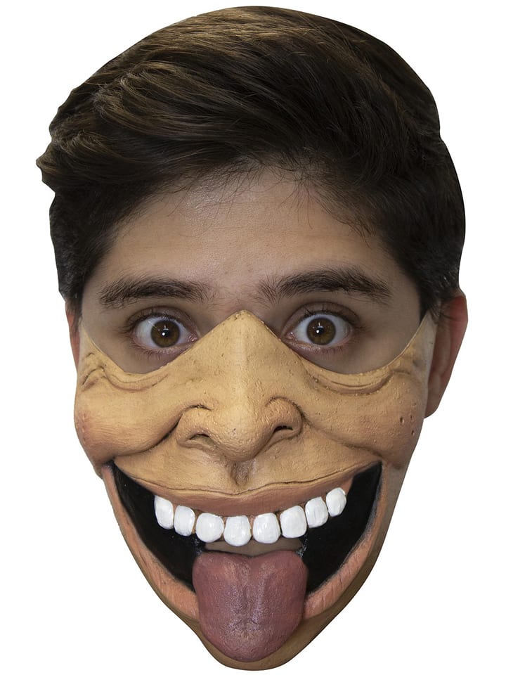 CHAKS Maska "Smile" w kolorze cielistym rozmiar: onesize