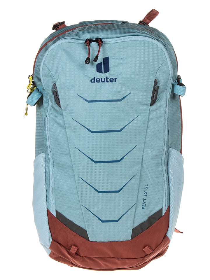Deuter Plecak turystyczny "Flyt 12SL" w kolorze błękitno-czerwonym - 26 x 46 x 15 cm rozmiar: onesize