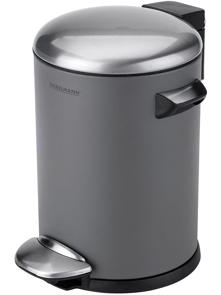 Fackelmann Kosz "Paris" w kolorze szarym na śmieci - 3 l rozmiar: onesize