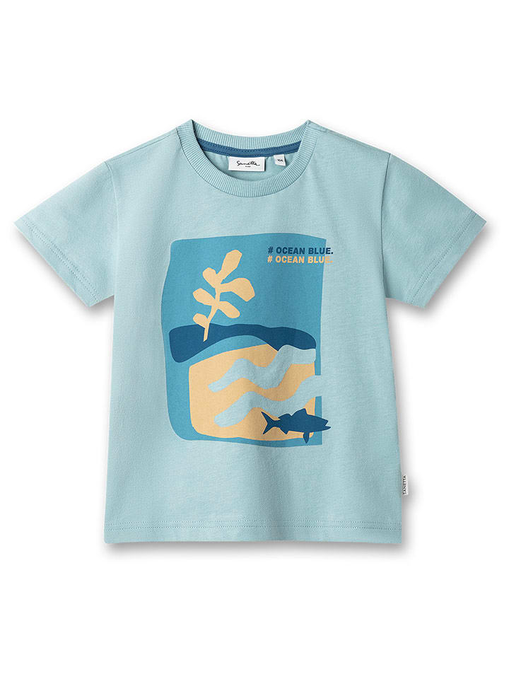 Sanetta Kidswear Koszulka w kolorze błękitnym rozmiar: 104